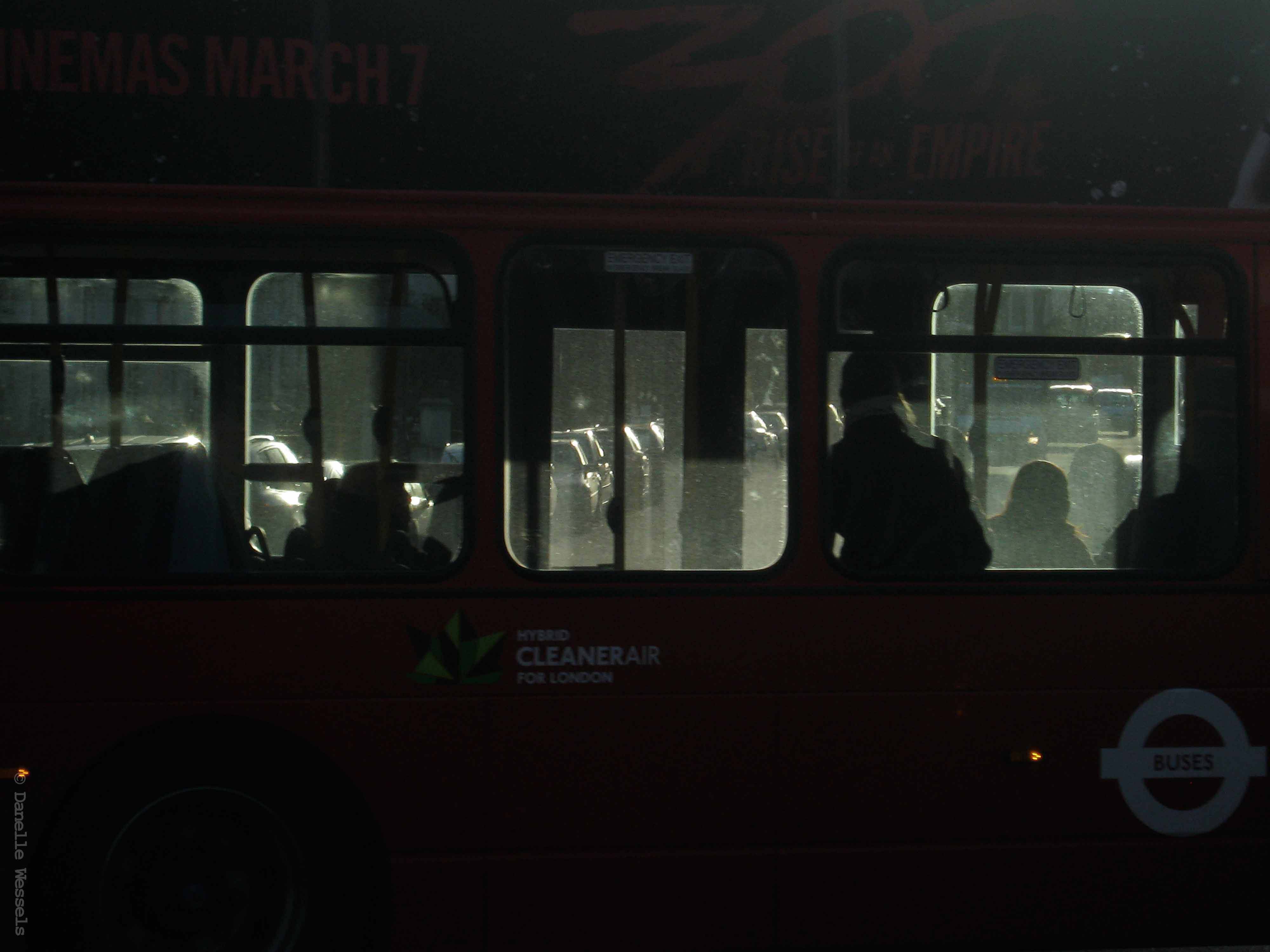 Figure on a bus